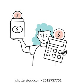 Profit concept Vector Style Illustrations 