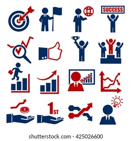profit, gain icon set
