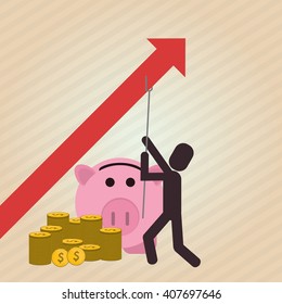 Profit graphic design 