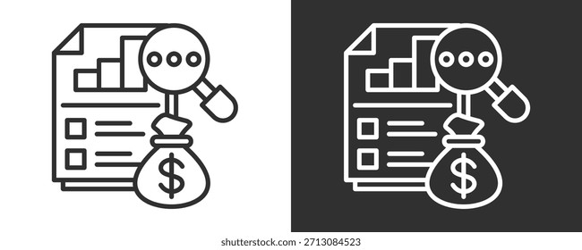 Colección De Vector Del Conjunto Del Icono Del Crecimiento De La Ganancia Aislada En Blanco Y Negro