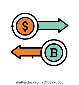 Profit Growth icon vector strock illustration