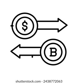 Profit Growth icon vector strock illustration