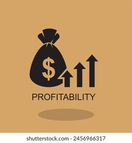 profit icon , business icon vector