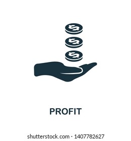Profit icon. Creative element design from stock market icons collection. Pixel perfect Profit icon for web design, apps, software, print usage