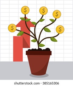 Profit icon design 