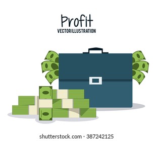 Profit icon design 