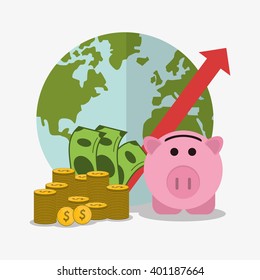 Profit icon design , vector illustration