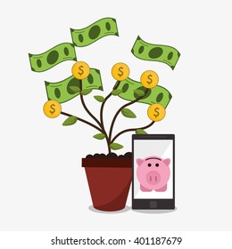 Profit icon design , vector illustration