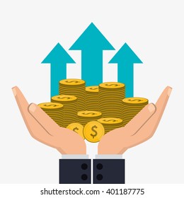 Profit icon design , vector illustration