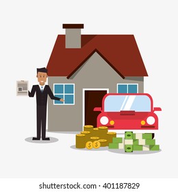 Profit icon design , vector illustration