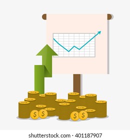 Profit icon design , vector illustration