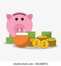 Profit icon design , vector illustration