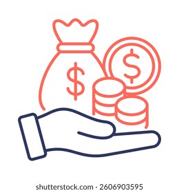 Profit Icon Element for Design
