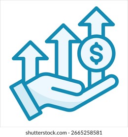 Profit Icon Element For Design
