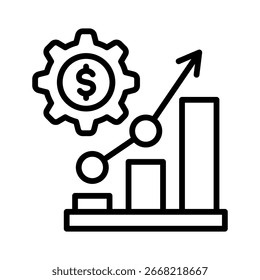 Profit Icon Element for Design