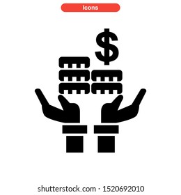 profit icon isolated sign symbol vector illustration - high quality black style vector icons
