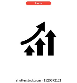 profit icon isolated sign symbol vector illustration - high quality black style vector icons
