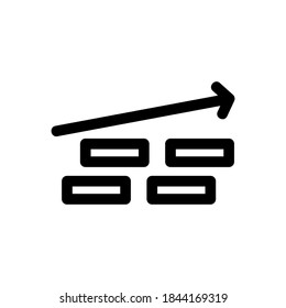 profit icon or logo isolated sign symbol vector illustration - high quality black style vector icons
