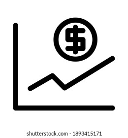 profit icon or logo isolated sign symbol vector illustration - high quality black style vector icons
