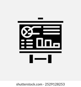 ícone de lucro é adequado para elementos de design ou outras necessidades tem um estilo de ícone sólido com formato eps