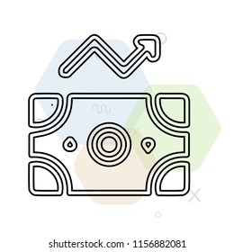 Profit icon vector can be used as png, Profit