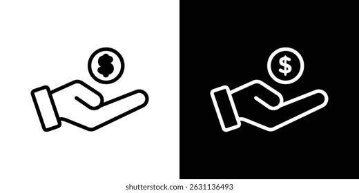 ícone de lucro coleção de vetor. ilustração de sinal de vetor