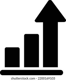 profit icon vector . Growth icon , 