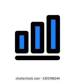 Profit Icon Vector Illustration in Filled Style for Any Purpose