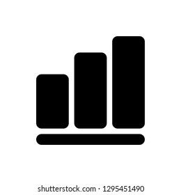 Profit Icon Vector Illustration in Glyph Style for Any Purpose