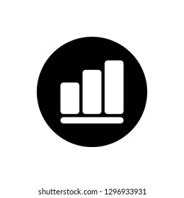 Profit Icon Vector Illustration in Glyph Style for Any Purpose