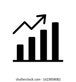 profit icon vector illustration logo template for many purpose. Isolated on white background.