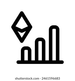 profit icon. vector line icon for your website, mobile, presentation, and logo design.