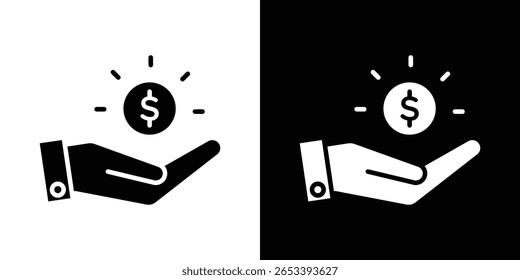 Ícone de lucro Gráficos escalonáveis por vetor