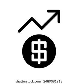 Profit Icon Vector Symbol Design Illustration