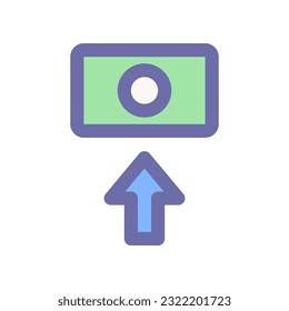 icono de ganancia para tu diseño de sitio web, logotipo, aplicación, interfaz de usuario.