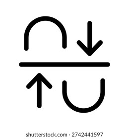Profit And Loss Icon Vector Symbol Design Illustration