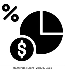 Profit Margin Icon Element For Design