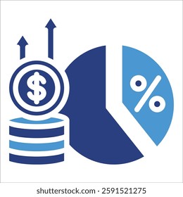 Profit Margins Icon Element For Design