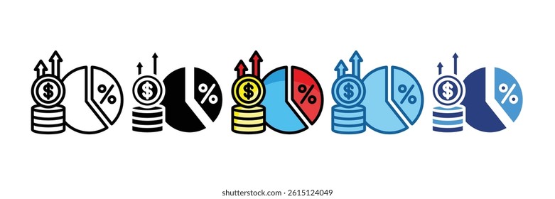 Profit Margins Icon Element For Design