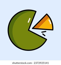 Profit Sharing Colored outline icon design