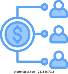 Profit Sharing Icon Element For Design