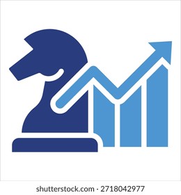 Profit Strategy Icon Element For Design