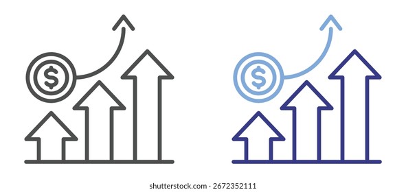 Lucrar na folha de ícones com duas cores