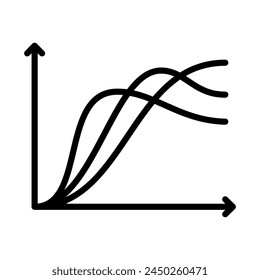 profit vector design line icon element
