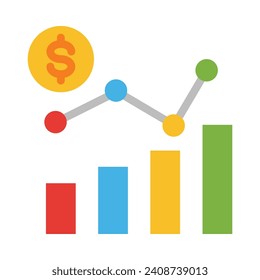 Profit Vector Flat Icon For Personal And Commercial Use.
