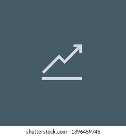Profit vector icon. Profit concept stroke symbol design. Thin graphic elements vector illustration, outline pattern for your web site design, logo, UI. EPS 10.