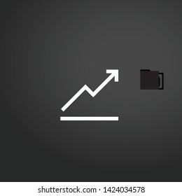 Profit vector icon. Profit concept stroke symbol design. Thin graphic elements vector illustration, outline pattern for your web site design, logo, UI. EPS 10.