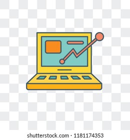 Profit vector icon isolated on transparent background, Profit logo concept