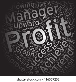profit ,Word cloud art background
