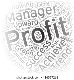 Profit Word Cloud Art Background Stock Vector (Royalty Free) 416557261 ...